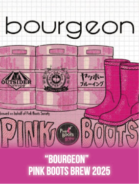 bourgeon” Pink Boots Brew 2025』5/3(土)〜開栓！ – YONA YONA BEER